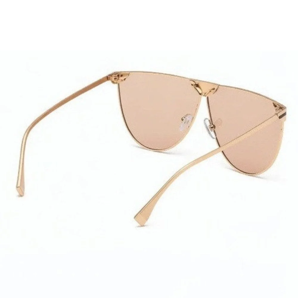 Mens Sunglasses Light Tinted Lens Flat Top Shield Outdoor Shades Sun‎ Protection
